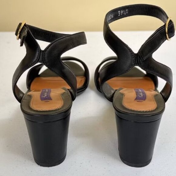 Ralph Lauren purple label heeled sandals Size 39.5 - Picture 2 of 4
